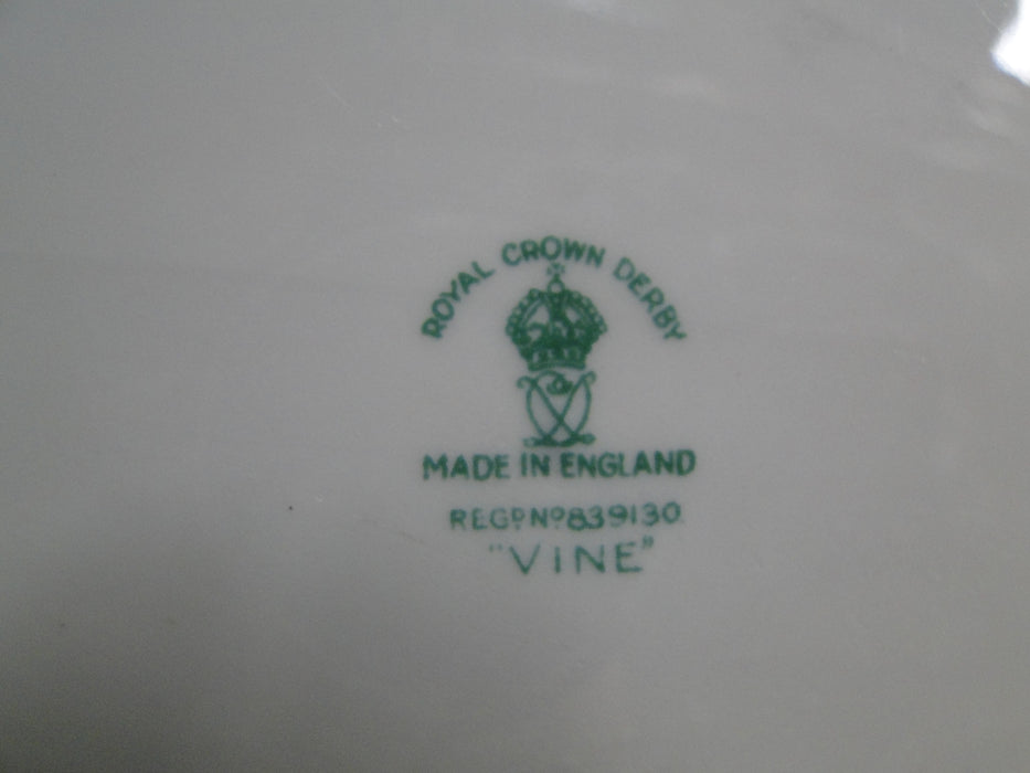 Royal Crown Derby Vine, Florals: Round Serving Bowl & Lid, As Is