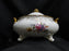Royal Crown Derby Vine, Florals: Round Serving Bowl & Lid, As Is