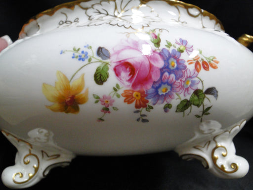 Royal Crown Derby Vine, Florals: Round Serving Bowl & Lid, As Is