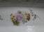 White w/ Multicolored Flowers, Gold Accents: Relish Dish, 12 1/2"