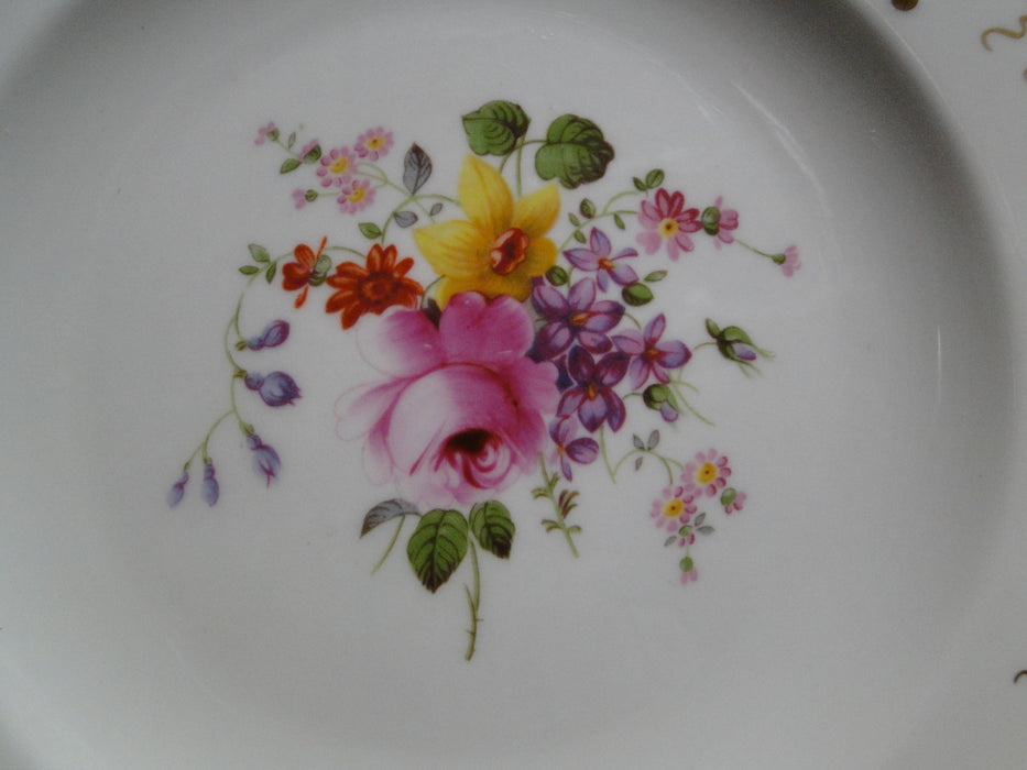 Royal Crown Derby Vine, Florals: Salad Plate (s), 8 1/4"