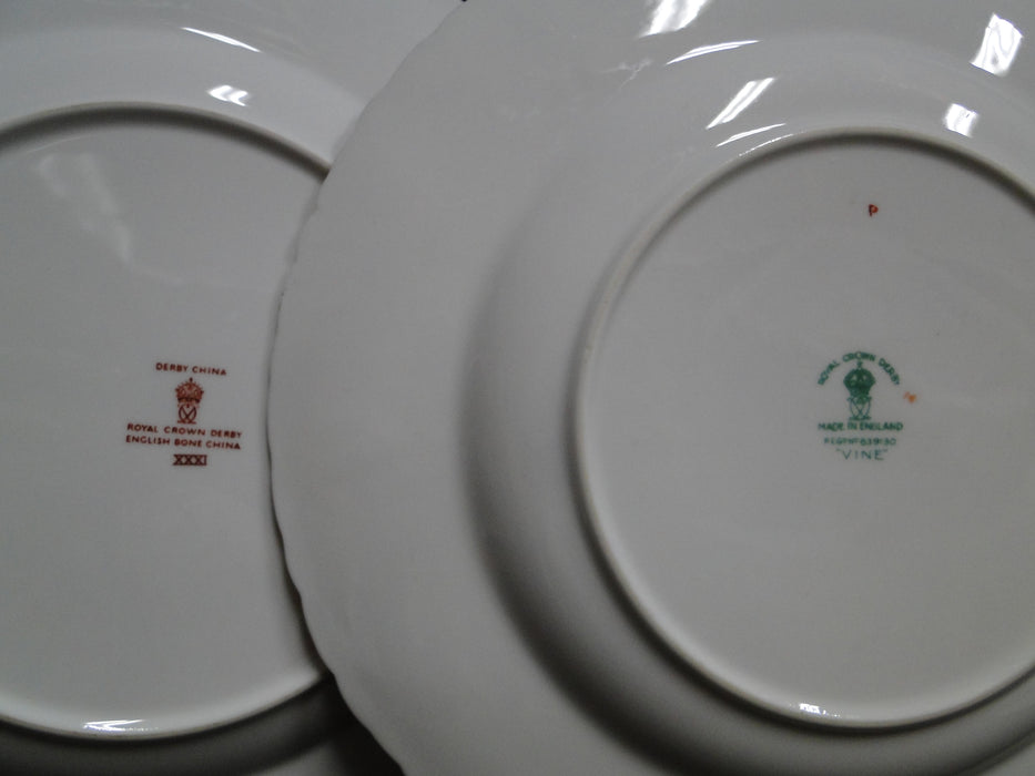 Royal Crown Derby Vine, Florals: Salad Plate (s), 8 1/4"