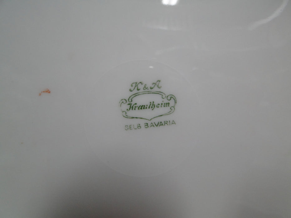 Krautheim/Franconia FR115, Floral w/ Blue Trim: Bread Plate (s), 6"