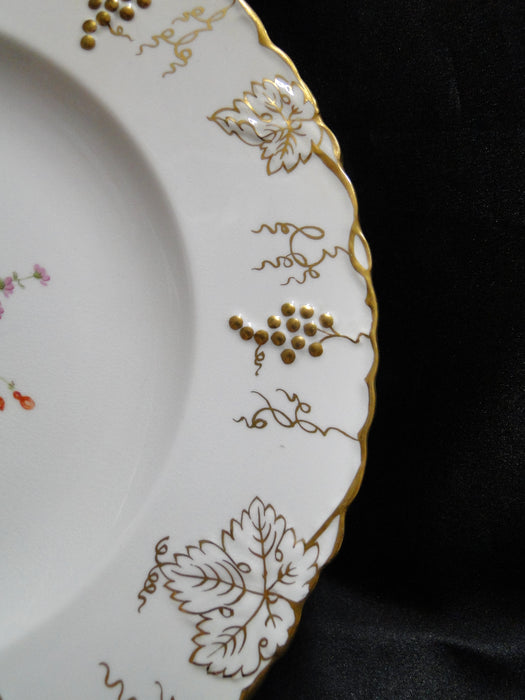 Royal Crown Derby Vine, Florals: Dinner Plate, 10 1/4", Crazing