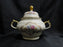 Rosenthal Heirloom, Ivory, Flowers: Sugar Bowl & Lid, 5 1/2" Tall