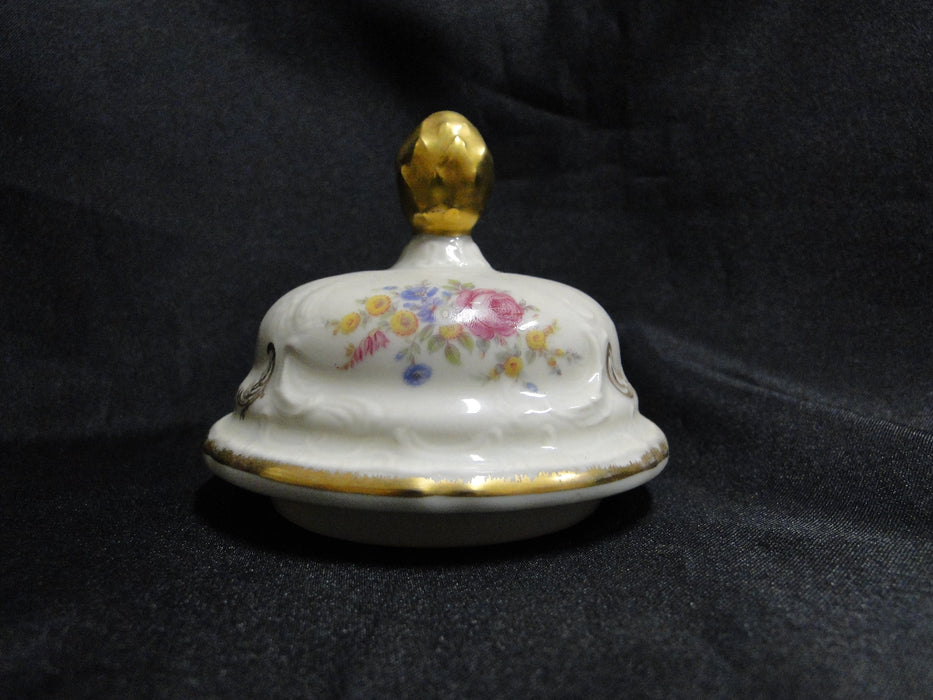 Rosenthal Heirloom, Ivory, Flowers: Sugar Bowl & Lid, 5 1/2" Tall