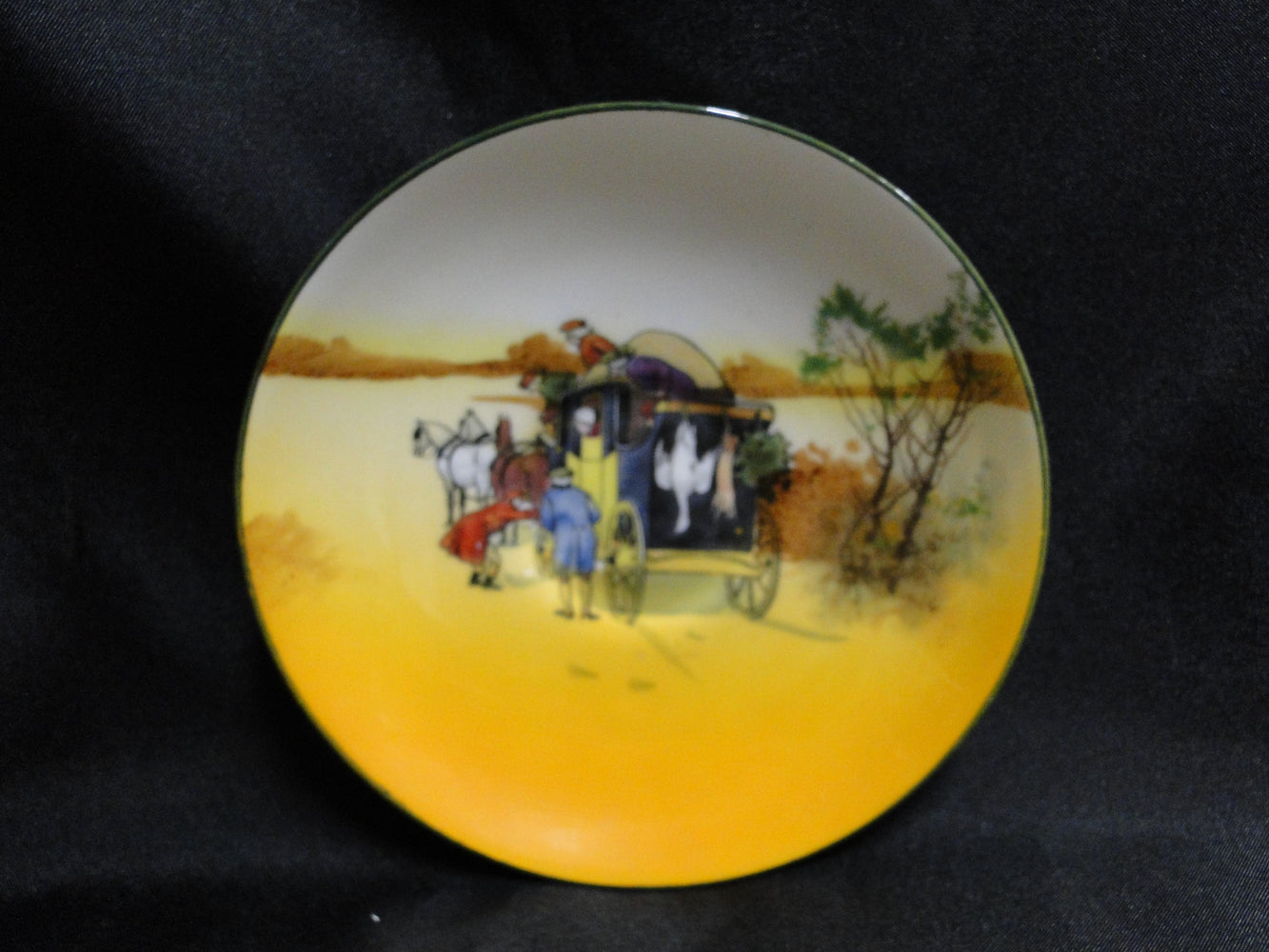 Royal Doulton Coaching Days, Coach w/ Hanging Animals: 5 1/2" Saucer (s) Only, 9