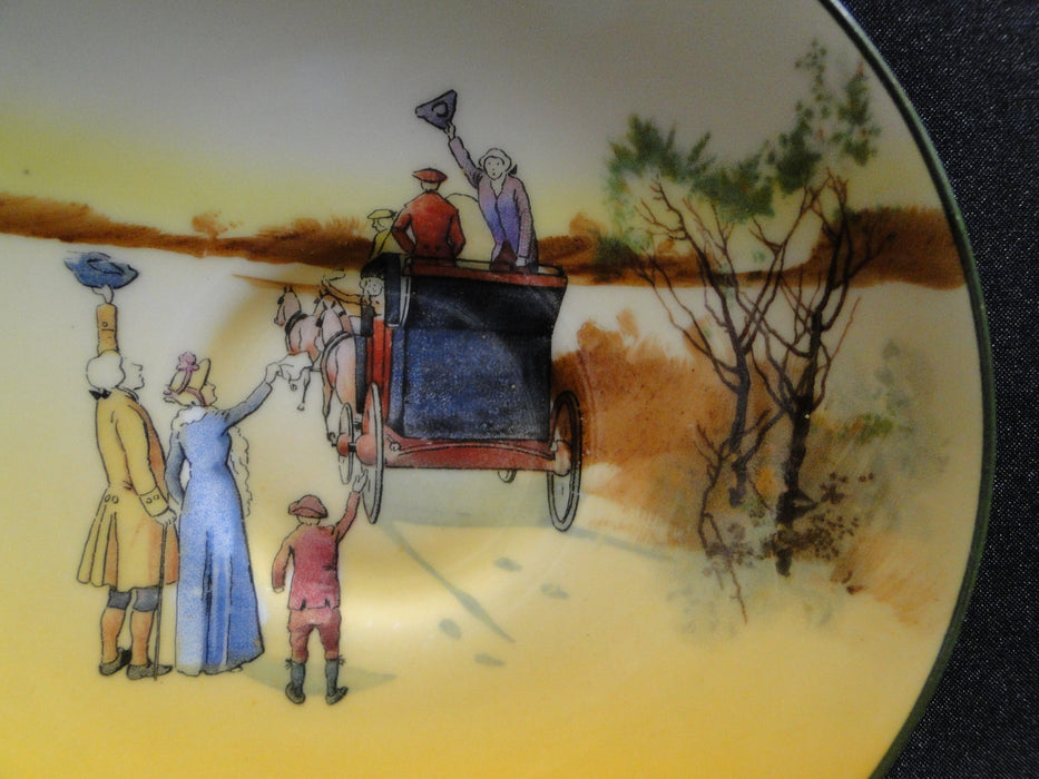 Royal Doulton Coaching Days, Waving Goodbye to Coach: 5 1/2" Saucer (s) Only, 5
