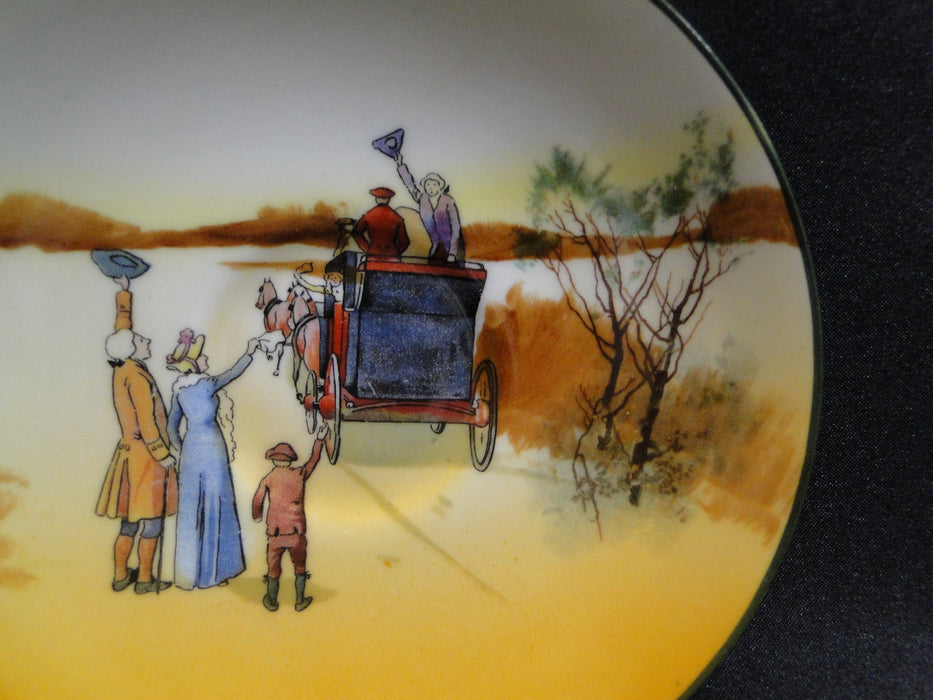 Royal Doulton Coaching Days, Waving Goodbye to Coach: 5 1/2" Saucer (s) Only, 5
