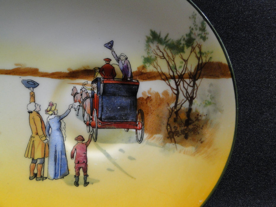 Royal Doulton Coaching Days, Waving Goodbye to Coach: 5 1/2" Saucer (s) Only, 5
