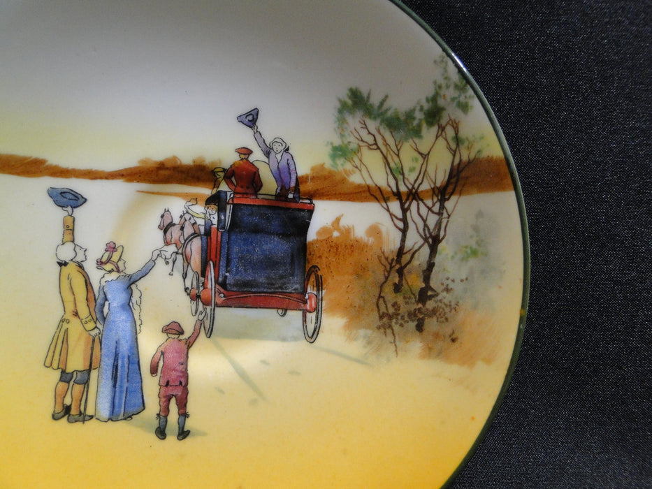 Royal Doulton Coaching Days, Waving Goodbye to Coach: 5 1/2" Saucer (s) Only, 5