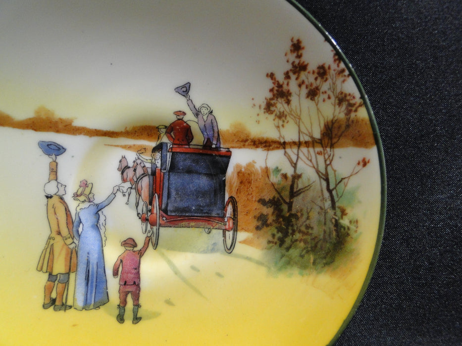 Royal Doulton Coaching Days, Waving Goodbye to Coach: 5 1/2" Saucer (s) Only, 5