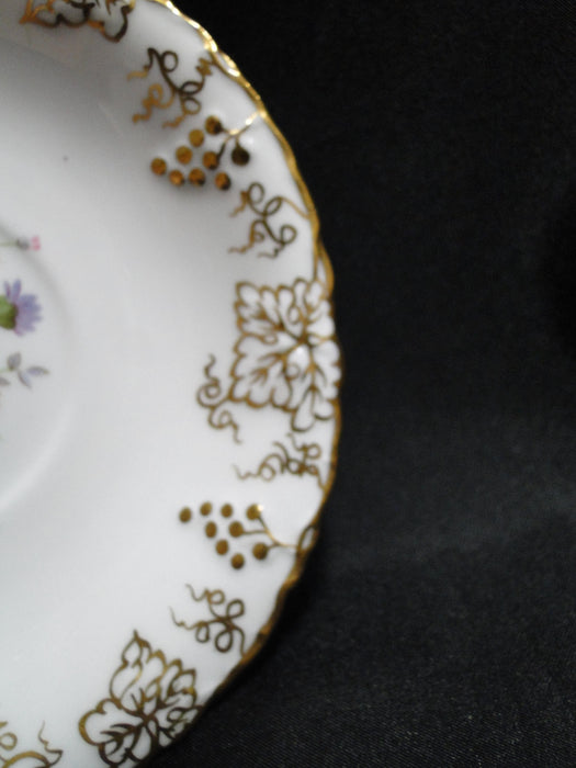 Royal Crown Derby Vine, Florals: 5 5/8" Saucer (s) Only, No Cup