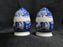 Spode Italian, Blue Scene: NEW Salt & Pepper Shaker Set (s), 3”, Box