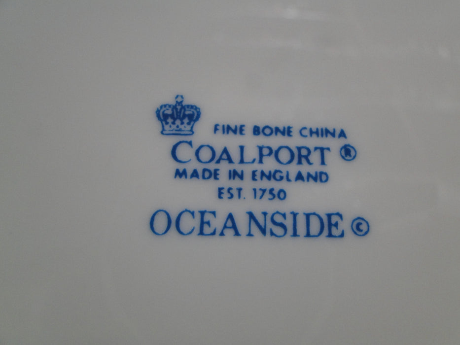 Coalport Oceanside, All White, Embossed Seashells: Salad Plate (s), 8 1/8"