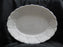 Coalport Oceanside, All White, Embossed Seashells: Serving Platter, 14", As Is