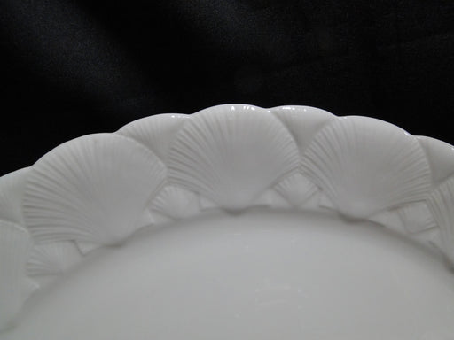 Coalport Oceanside, All White, Embossed Seashells: Serving Platter, 14", As Is