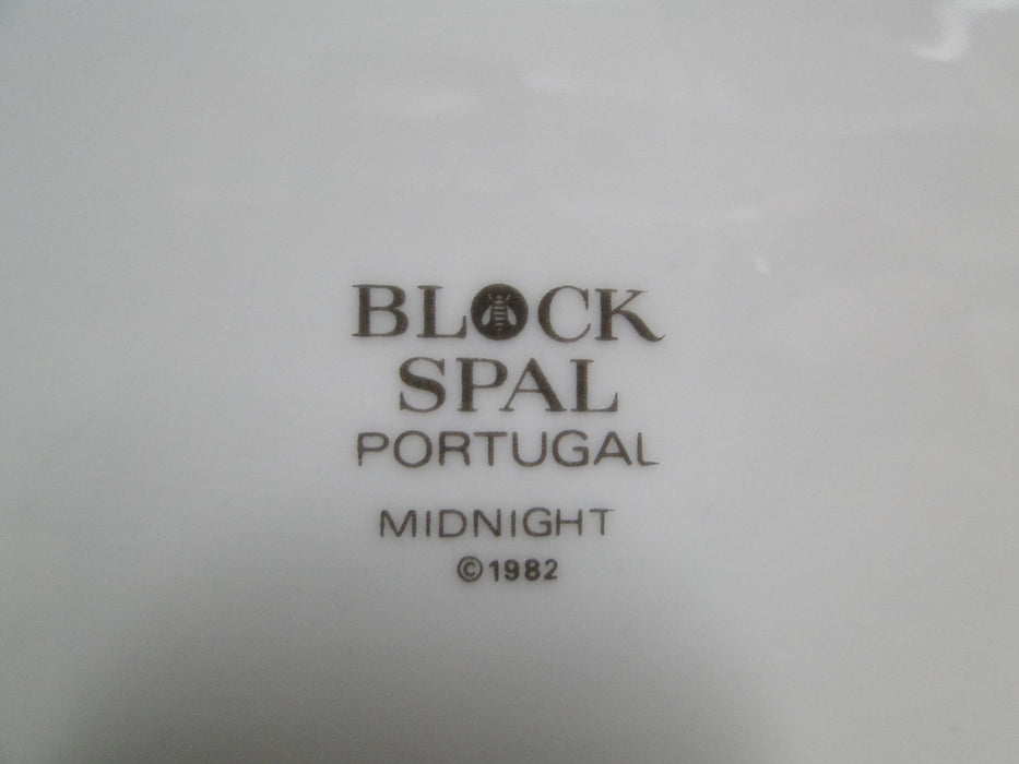 Block Midnight, Portugal, Black/White w/ Platinum: Creamer / Cream Pitcher