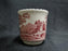 Spode Pink Tower, Pink Floral w/ Scene: Demitasse Cup & Saucer Set
