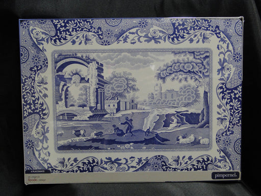 Spode Italian by Pimpernel, Blue Scene: NEW Set of Four Placemats (s), 15.7" x 11.7”