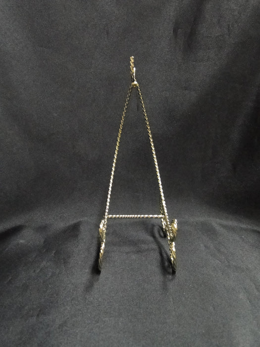 Bard's Brass Twisted Wire Table Top Stand (s) for a Single Cup & Saucer, 7 3/8"