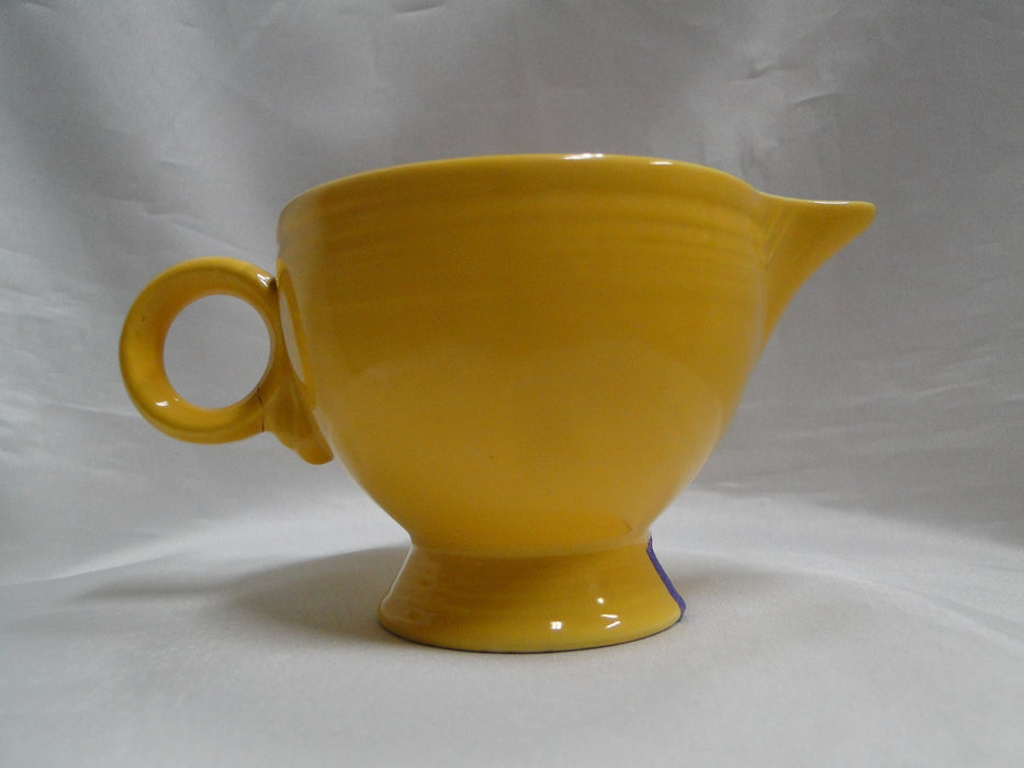 Homer Laughlin Fiesta (Old): Yellow Creamer / Cream Pitcher, 3", As Is