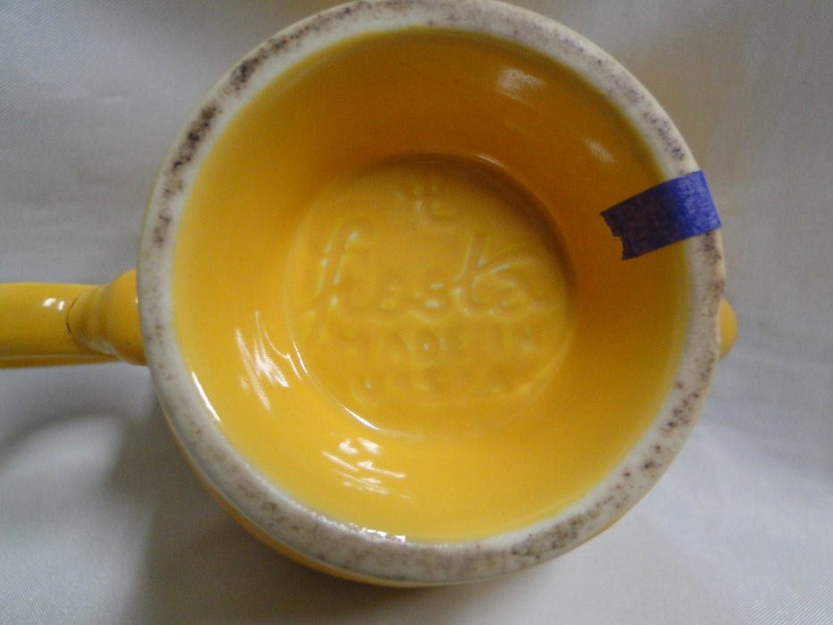 Homer Laughlin Fiesta (Old): Yellow Creamer / Cream Pitcher, 3", As Is