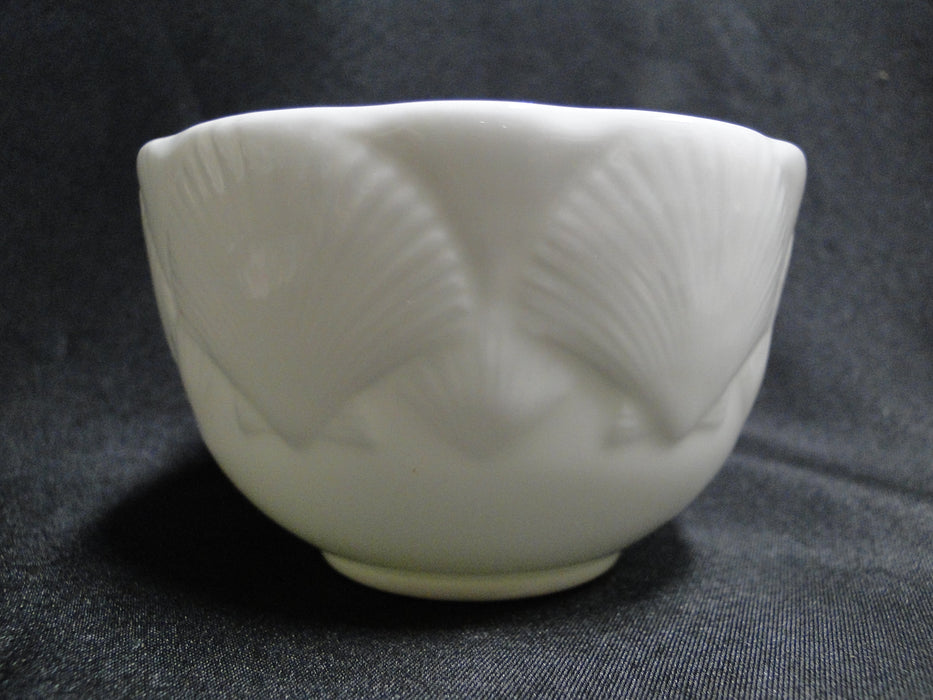 Coalport Oceanside, All White, Embossed Seashells: Cup & Saucer Set (s), 2 1/4"
