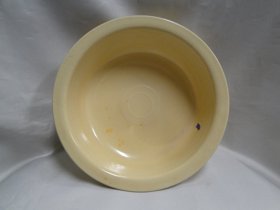 Homer Laughlin Fiesta (Old): Old Ivory Nappy / Bowl, 8 1/2" x 2 3/4", Stains