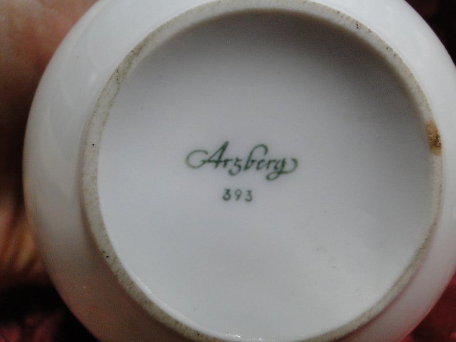 Arzberg, White w/ Multi Flowers, Gold Trim, Shape 2025: Sugar Bowl & Lid