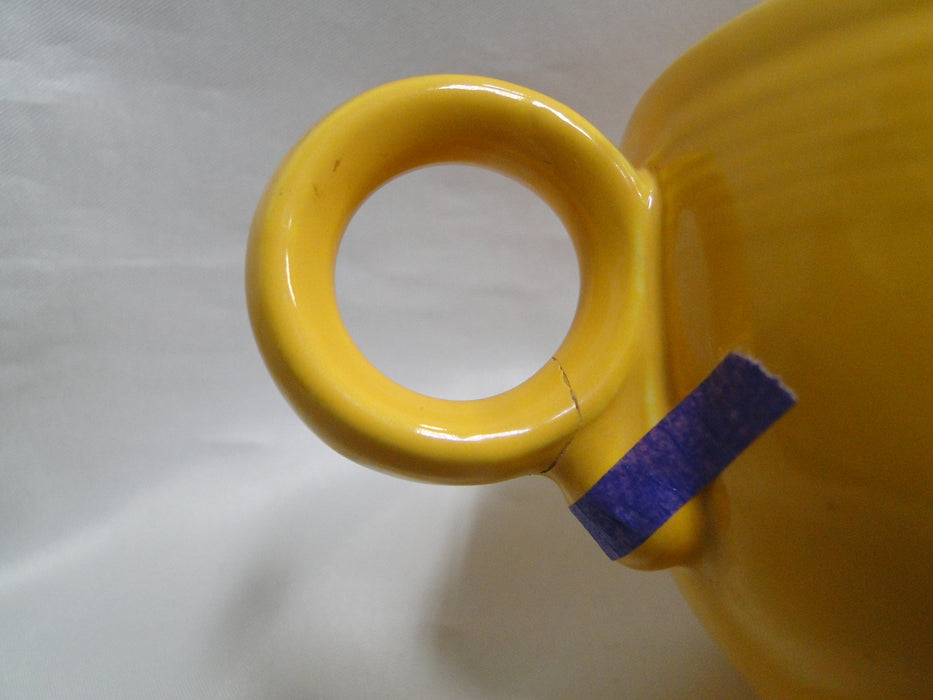 Homer Laughlin Fiesta (Old): Yellow Creamer / Cream Pitcher, 3", As Is