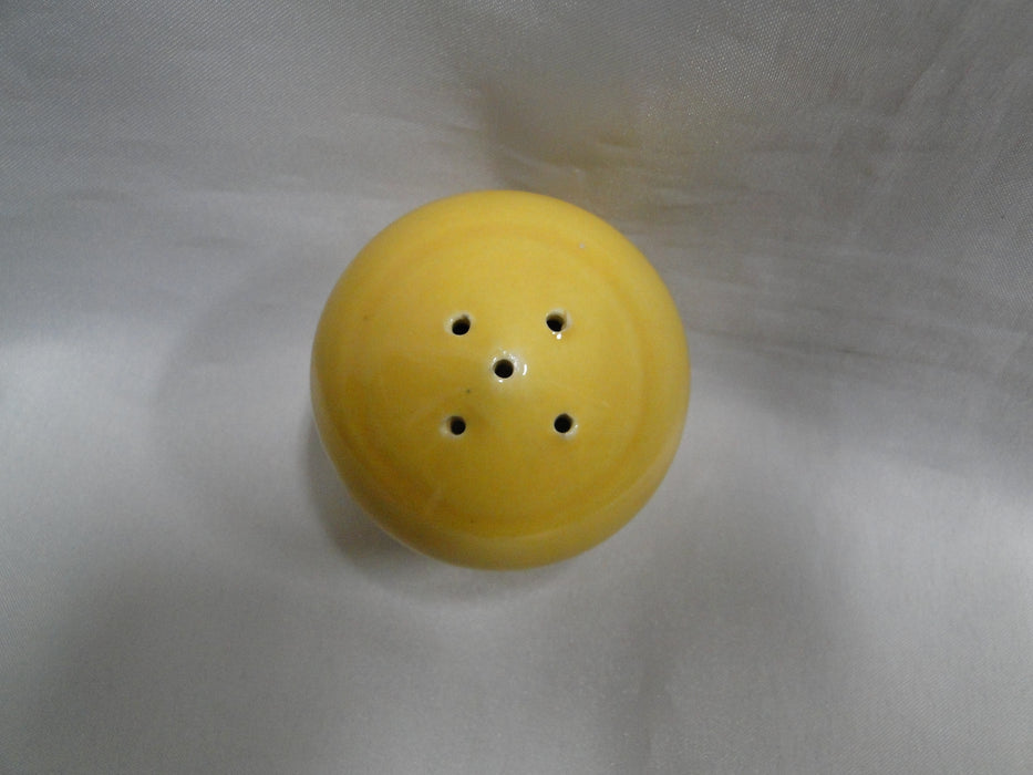 Fiesta: Yellow Salt OR Pepper Shaker, 5 Holes, 2 1/4", No Backstamp, As Is