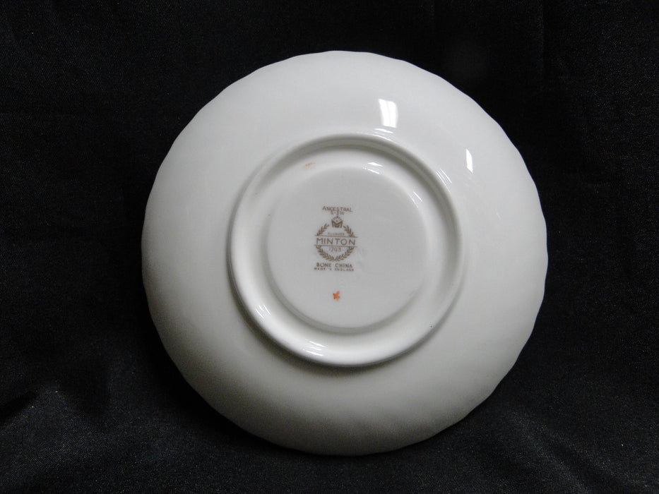 Minton Ancestral, Red & Blue Flowers: Cup and Saucer Set (s), 2 1/4"