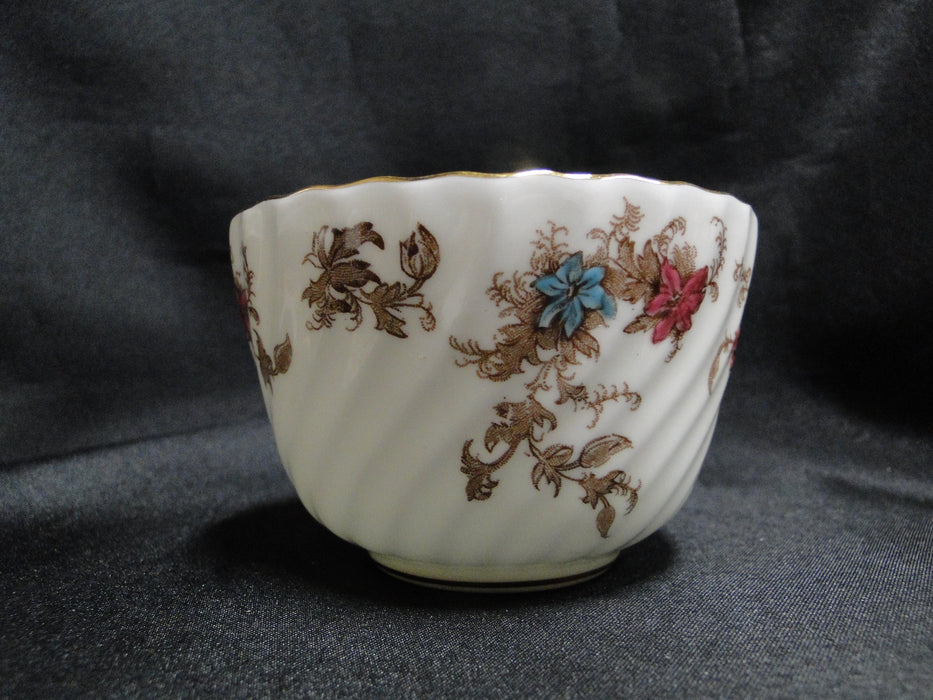 Minton Ancestral, Red & Blue Flowers: Cup and Saucer Set (s), 2 1/4"