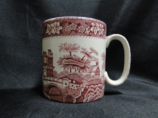 Spode Pink Tower, Pink Floral w/ Scene: Mug (s), 3 1/4" Tall