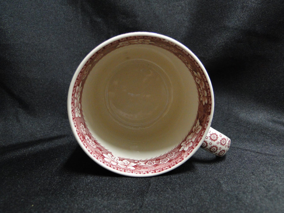 Spode Pink Tower, Pink Floral w/ Scene: Mug (s), 3 1/4" Tall
