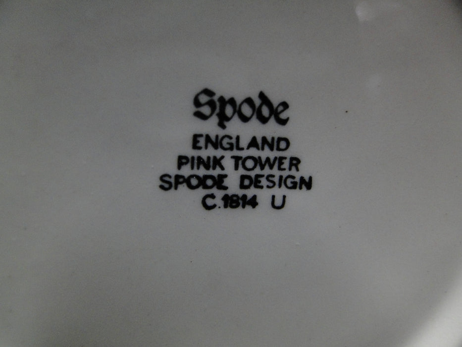 Spode Pink Tower, Pink Floral w/ Scene: Mug (s), 3 1/4" Tall