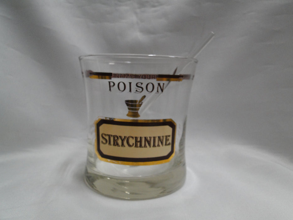 Cera Name Your Poison Brown: Strychnine Double Old Fashioned & Stirrer