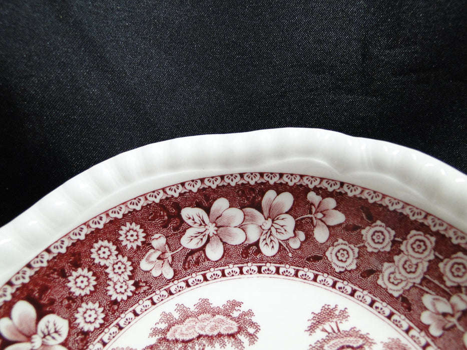 Spode Pink Tower, Pink Floral w/ Scene: Cereal Bowl (s),  6 3/8"