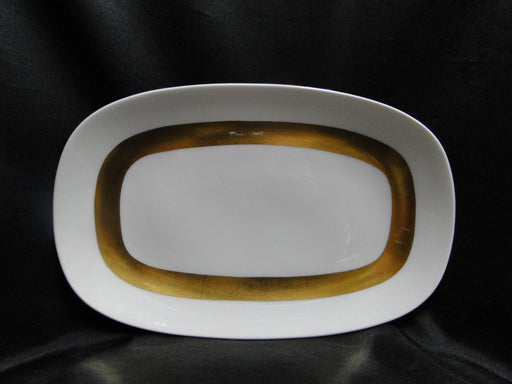 Raynaud Ceralene Anneau d'Or, Thick Gold Band: Oval Serving Platter, 11 1/2"
