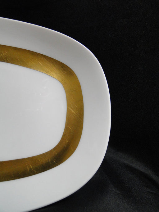 Raynaud Ceralene Anneau d'Or, Thick Gold Band: Oval Serving Platter, 11 1/2"