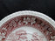 Spode Pink Tower, Pink Floral w/ Scene: Cup & Saucer Set, Crazing