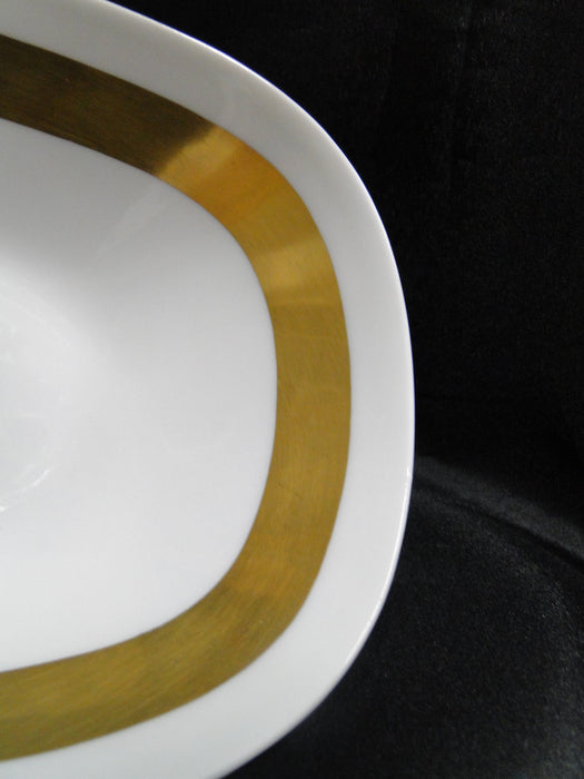 Raynaud Ceralene Anneau d'Or, Thick Gold Band: Oval Serving Bowl, 10 1/4"