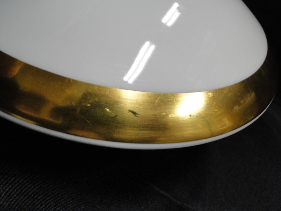 Raynaud Ceralene Anneau d'Or, Thick Gold Band: Serving Bowl & Lid, 11 5/8"