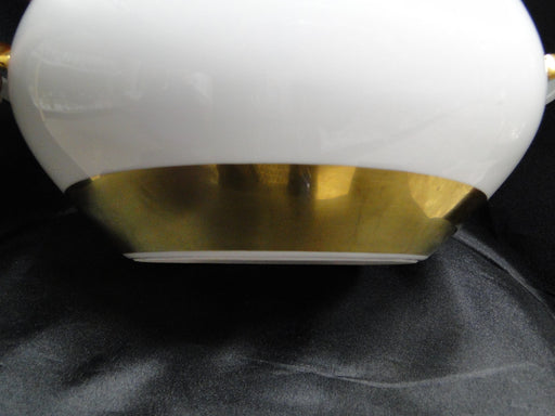 Raynaud Ceralene Anneau d'Or, Thick Gold Band: Serving Bowl & Lid, 11 5/8"