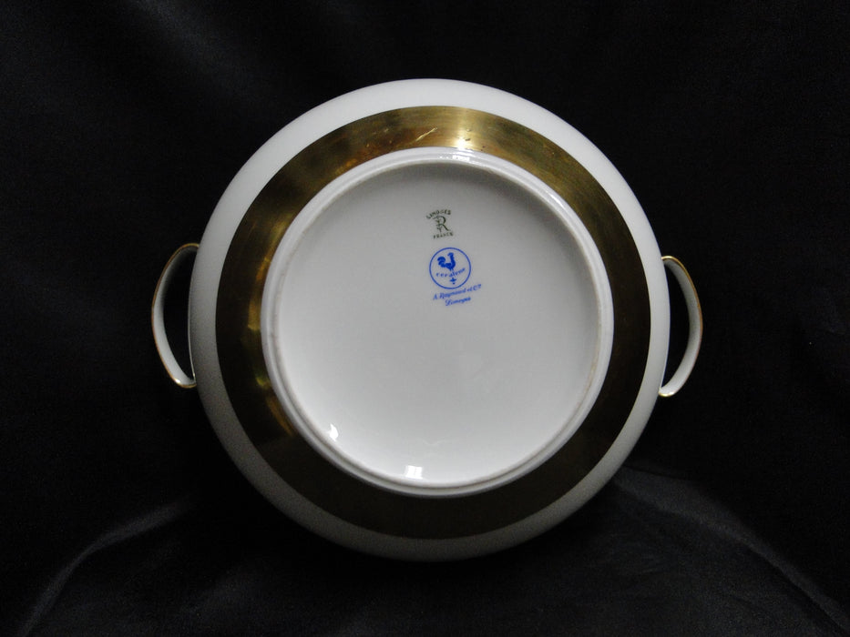 Raynaud Ceralene Anneau d'Or, Thick Gold Band: Serving Bowl & Lid, 11 5/8"