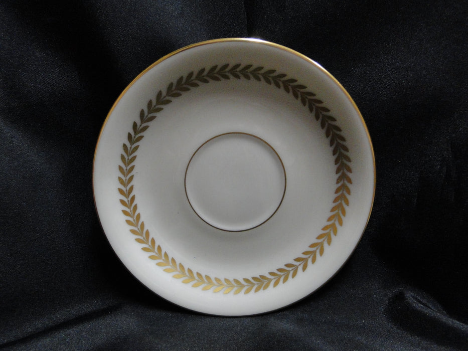 Lenox Imperial, Ivory w/ Gold Laurel & Trim: Cup & Saucer Set, 2 1/8"