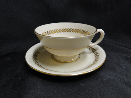 Lenox Imperial, Ivory w/ Gold Laurel & Trim: Cup & Saucer Set, 2 1/8"