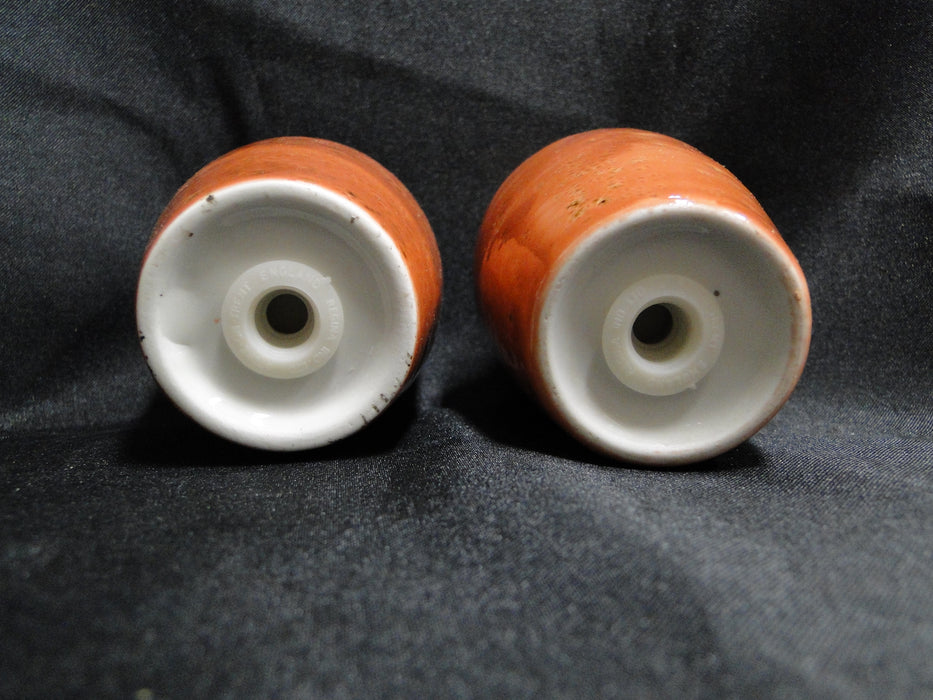 Steelite Craft, England: NEW Terracotta Salt & Pepper Shakers, 1 & 2 Holes, 3"