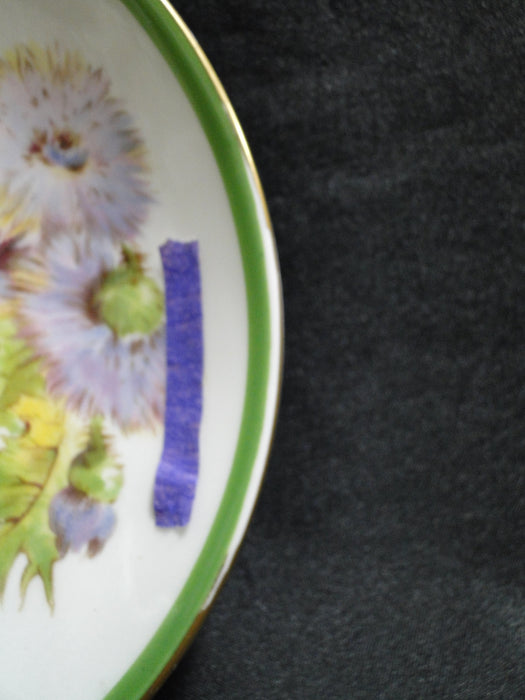 Royal Doulton Glamis Thistle, Purple: 5 1/2" Saucer (s) Only, No Cup, As Is